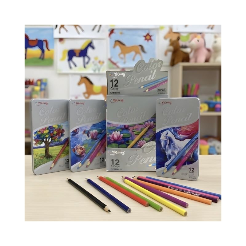 1 Color Pencil 191090 ( 12 Color/ 24 Pcs Box ) - Image 1
