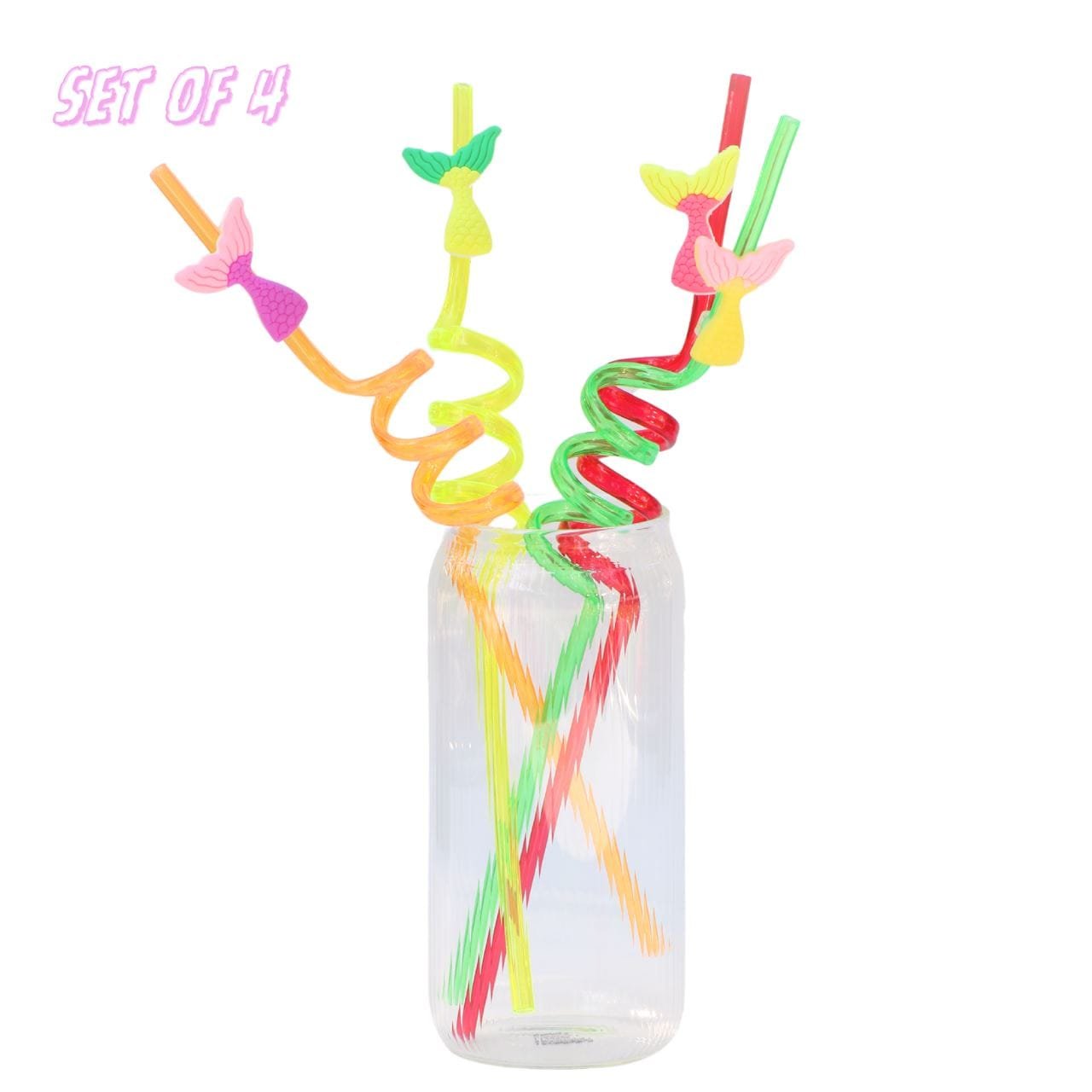 4pcs 40 6 Fancy Straw (Set of 4) - Image 1