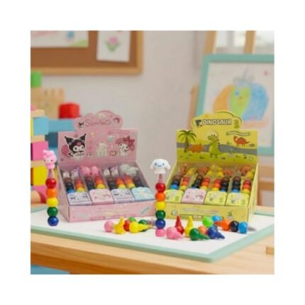 Circular Crayons No. 302-12 ( 8 Pcs Box/ 12 Colors )