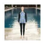 Ladies Back Zip Swimming Costume 1665