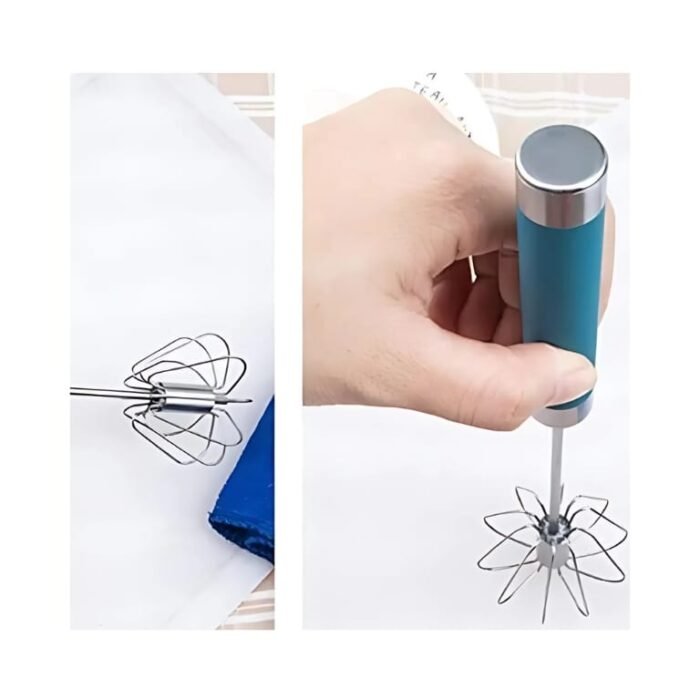 Stainless Steel Semi-Automatic Egg Whisk  - Image 3