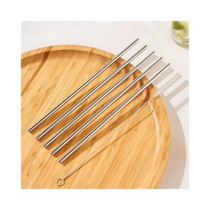 6 Pcs Stainless Steel Straw KK-V-15-3