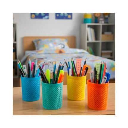 Round Net Plastic Pen Stand