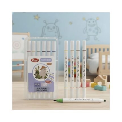 Double Tip Color Pen No. 1971 ( 12 Pcs )