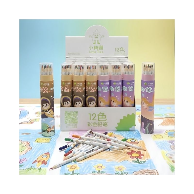 1 Color Pencil No. 2047 ( 12 Color/ 24 Pcs Box ) - Image 1