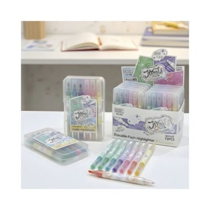 Highlighter+Erasable Tip No. 2019 ( 12 Pcs Box/ 6 Color/ 6 Highlighter )