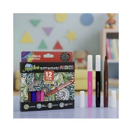 Single Tip Washable Marker No. 80734 ( 12 Pcs )