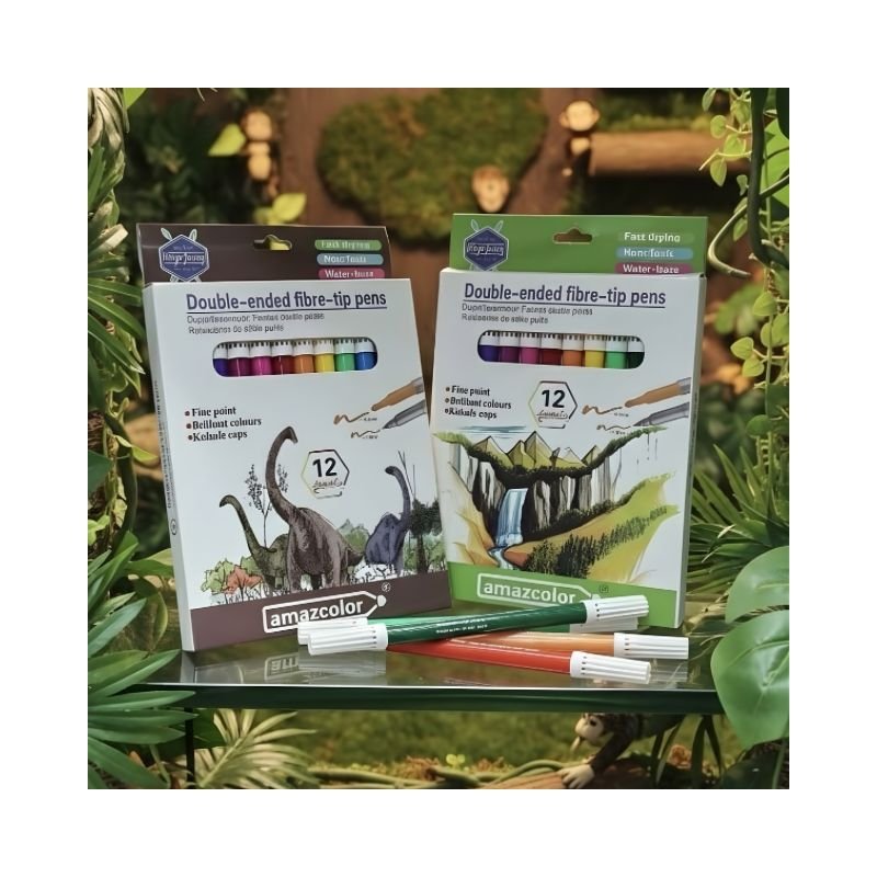2 Double Tip Sketchpen No. 80631 ( 12 Pcs ) - Image 1