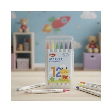 Double Tip Color Pen No. 1985 ( 12 Pcs )