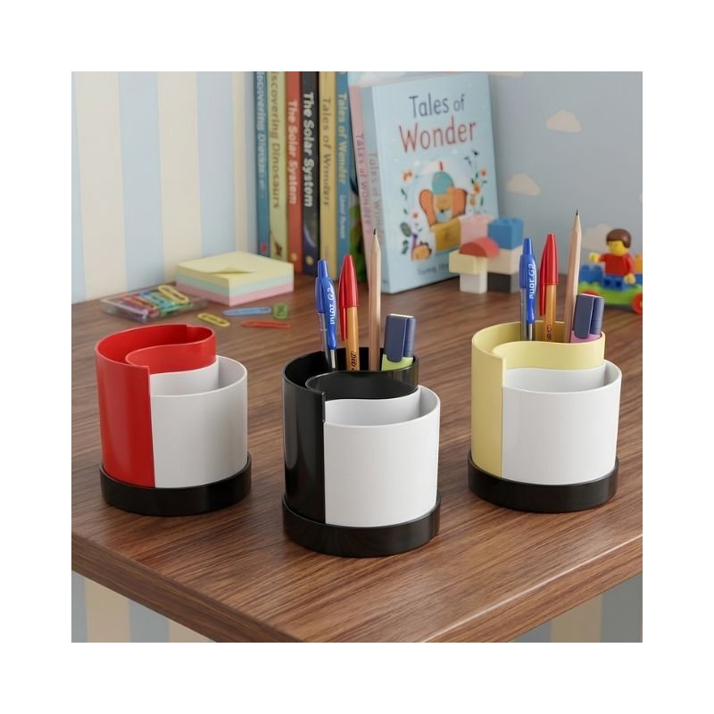 2 Plastic Pen Stand No. 6906 - Image 1