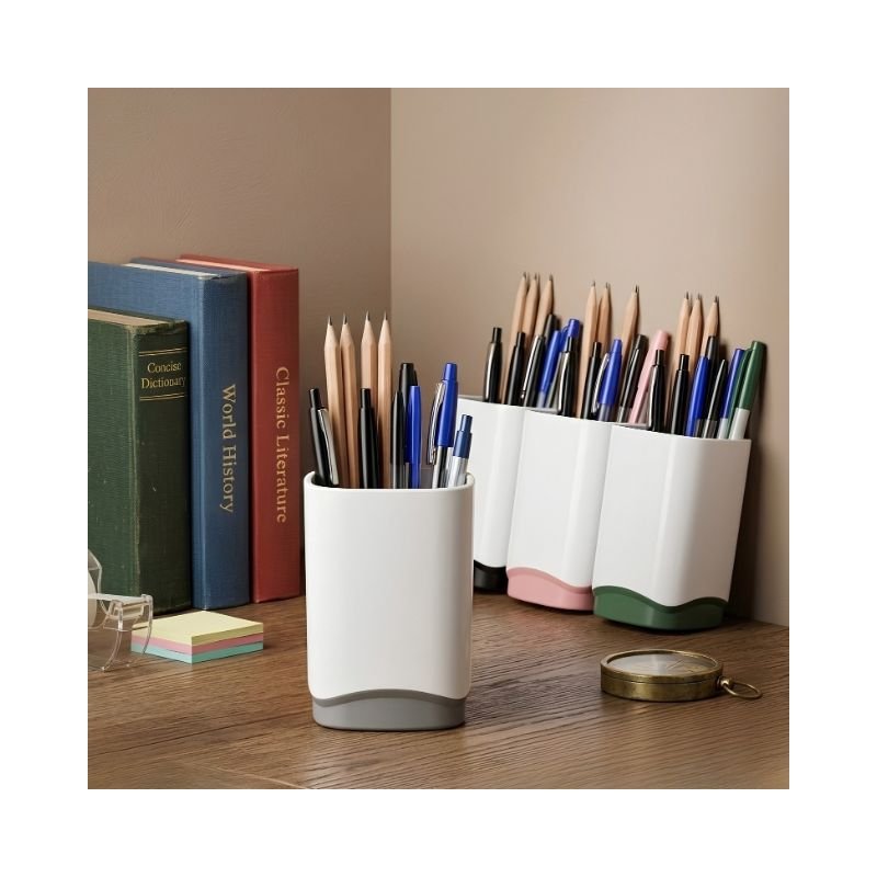 2 Plastic Pen Stand No. 6917 - Image 1